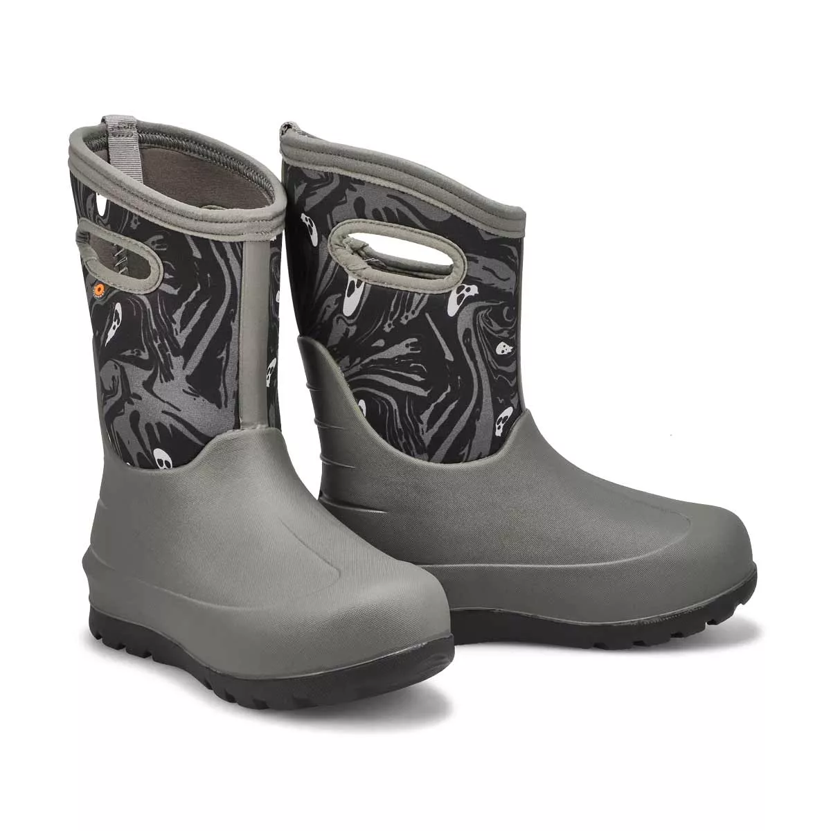 Affordable Bogs, Botte d'hiver NEO-CLASSIC SPOOKY, gris, garçons 0122