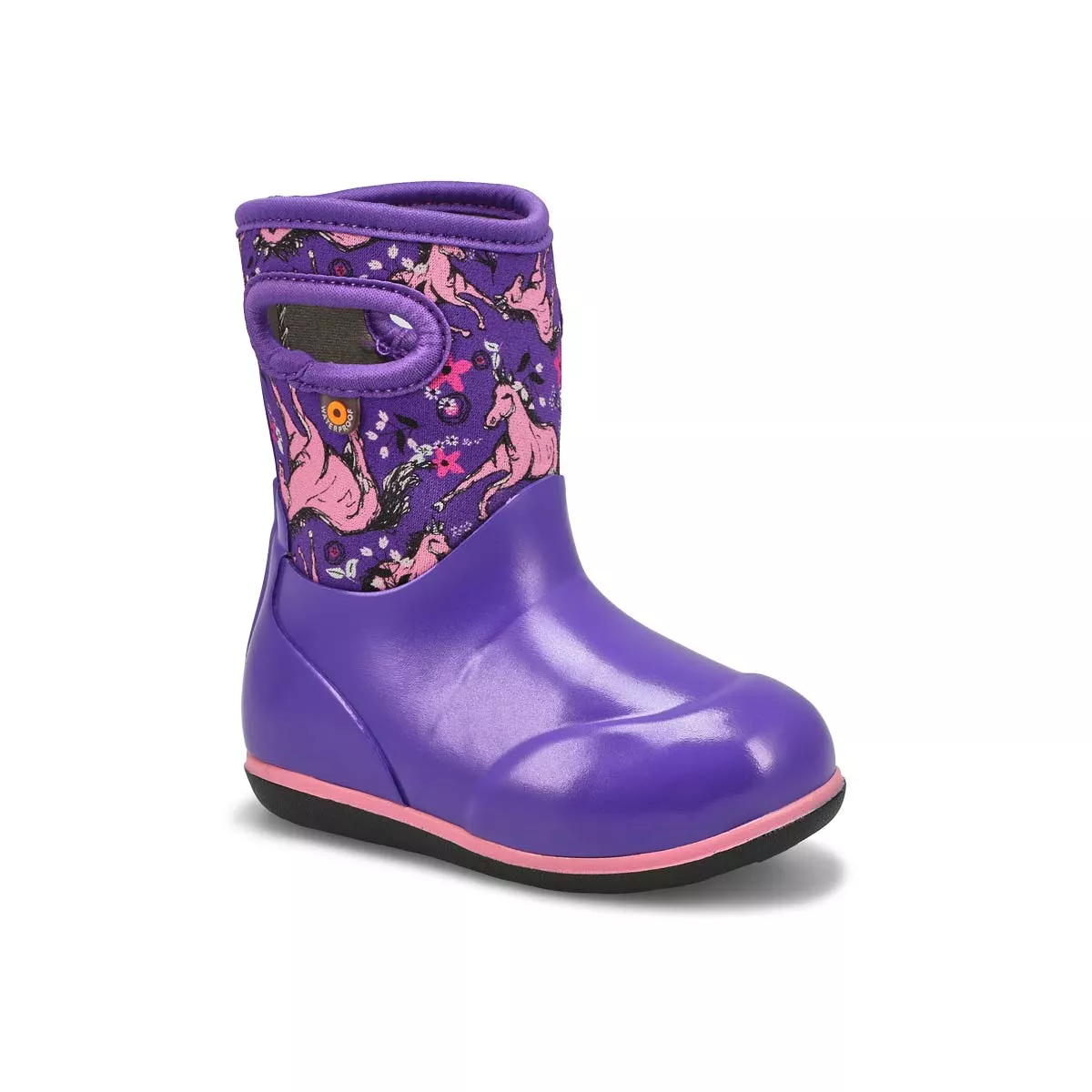 Affordable Bogs, Botte CLASSIC UNICORN AWESOME, violet, bébés 0125