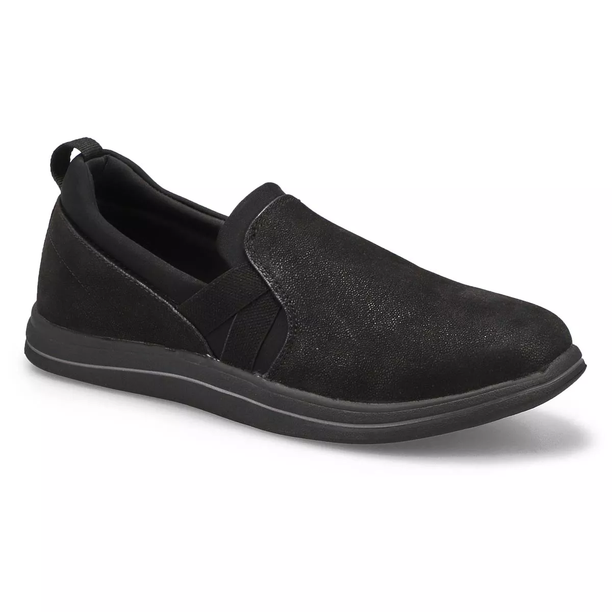 Cheap Clarks, Women's Breeze Bali Slip On Sneaker - Black 0118