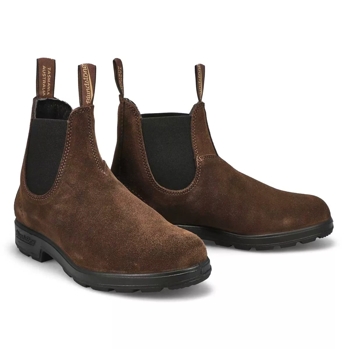 Affordable Blundstone, Unisex 2410 Suede Orginal Chelsea Boot - Brown 0130