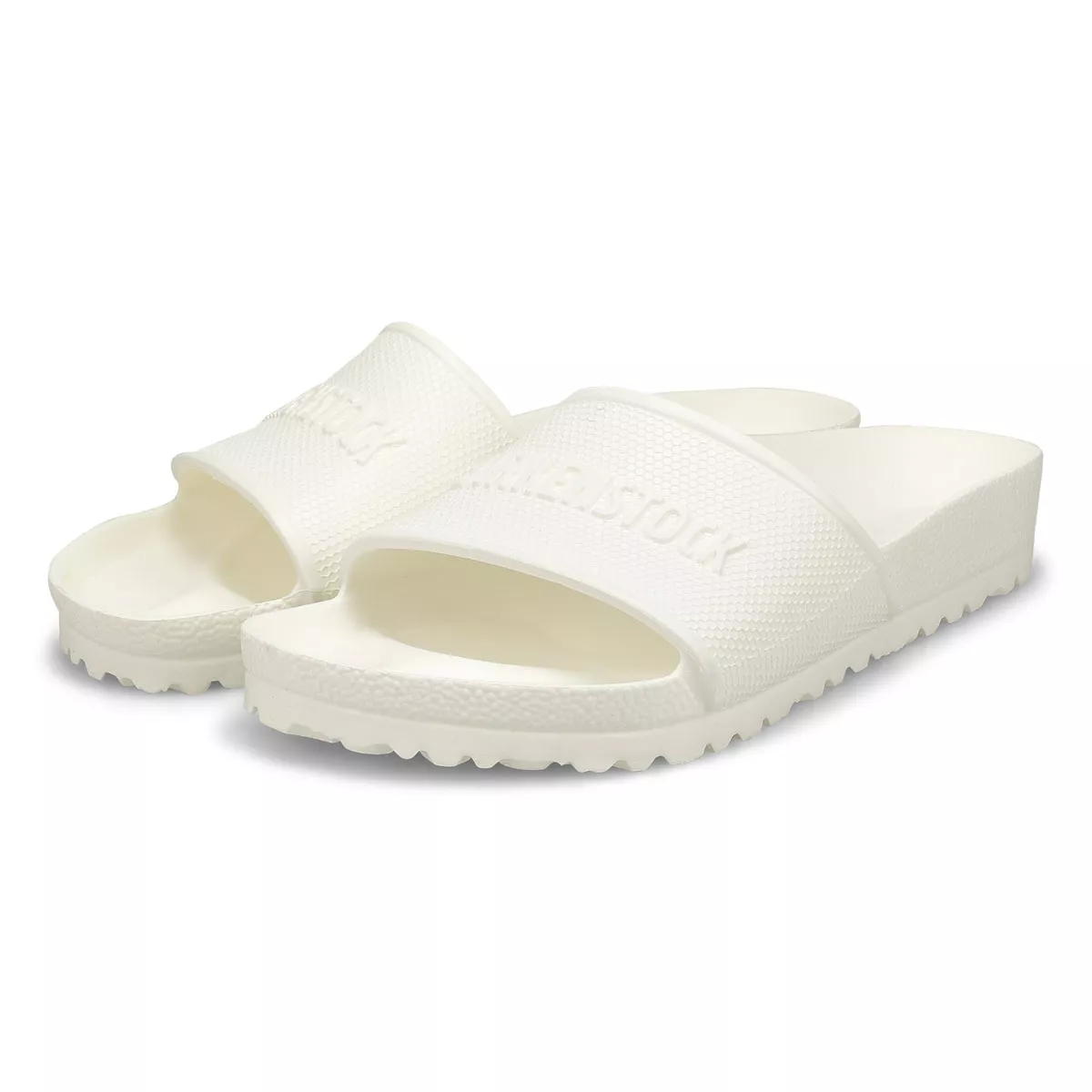 Affordable Birkenstock, Women's Barbados EVA Slide Sandal - White 0120