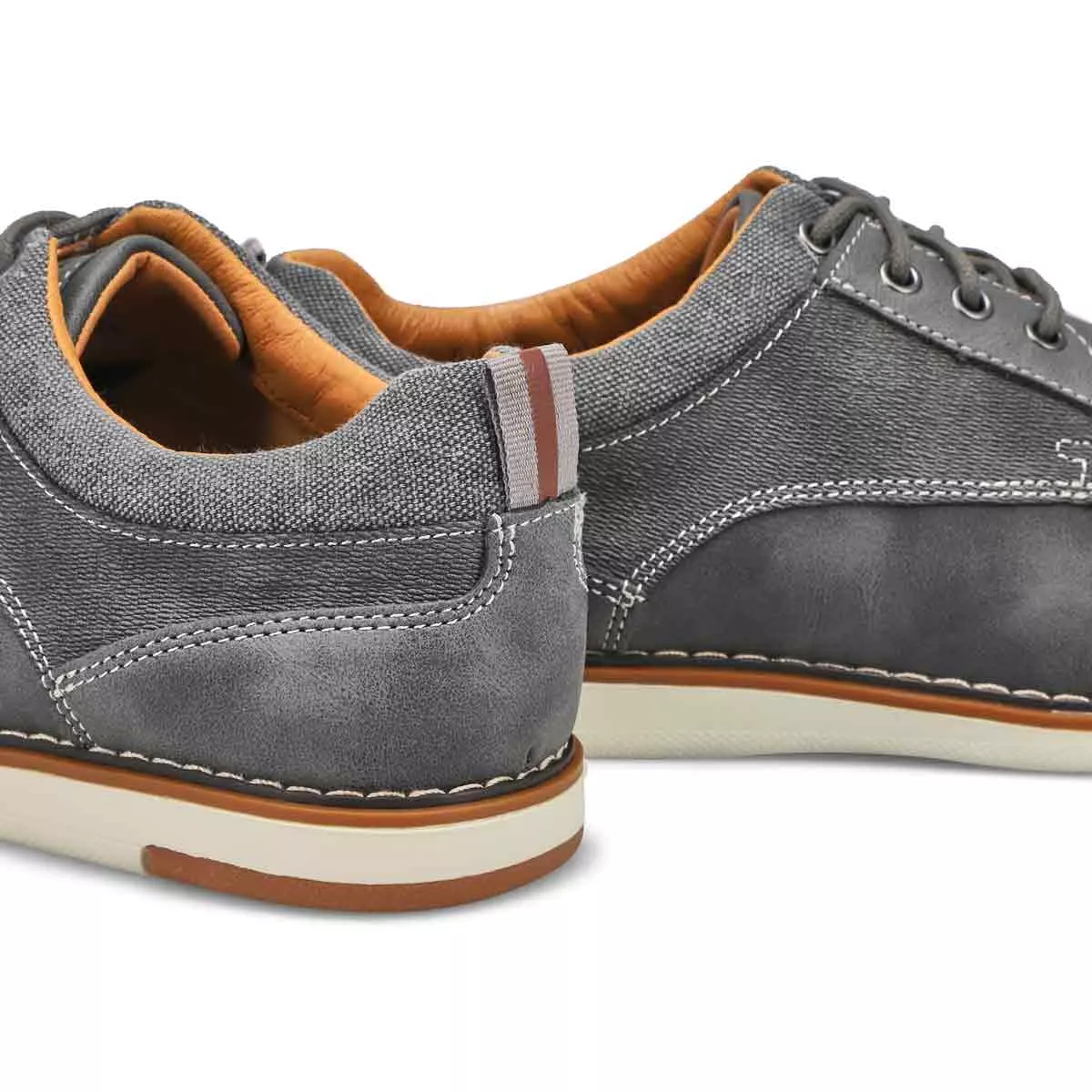 Cheap SteveMadden, Men's Jaxson Lace Up Casual Oxford - Grey 0116