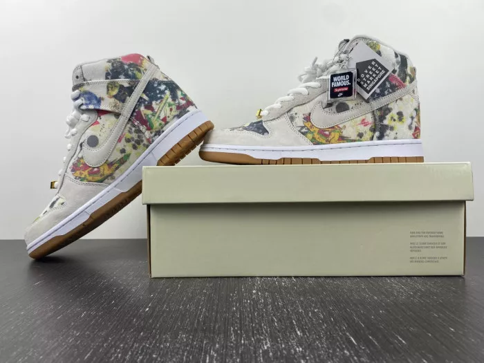 Affordable Nike SB Dunk High Supreme Rammellzee FD8779-100 0117