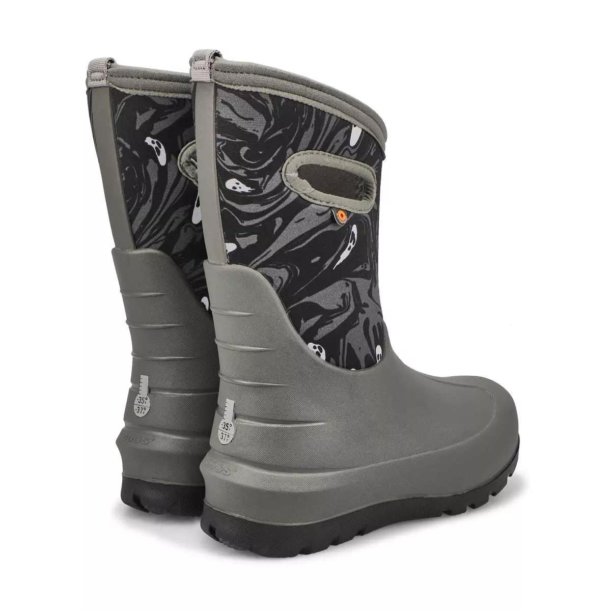 Affordable Bogs, Botte d'hiver NEO-CLASSIC SPOOKY, gris, garçons 0122