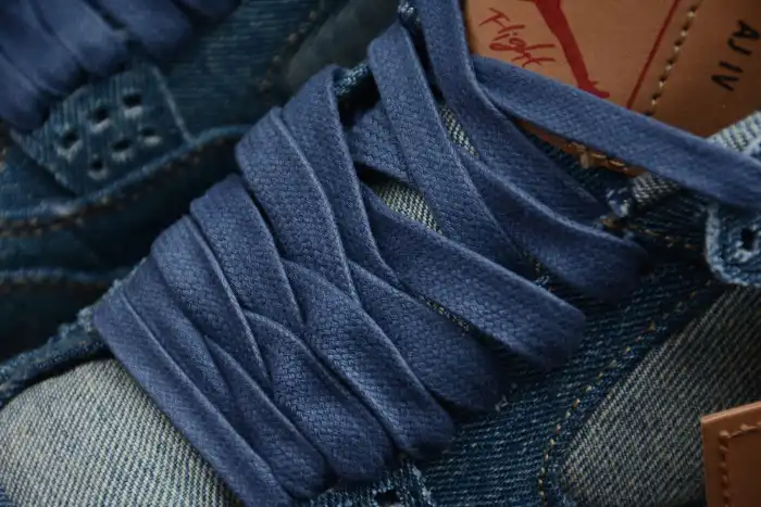 Affordable Levi's x Nike Air Jordan 4 Denim AO2571-401 0127