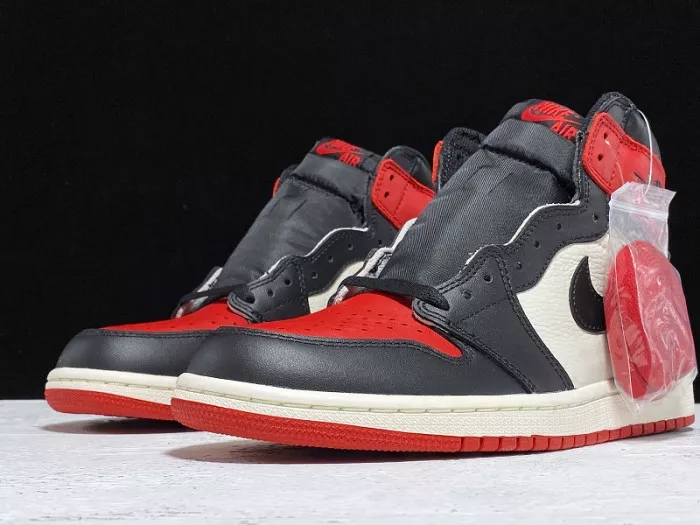 Cheap Air Jordan 1 Retro High OG Bred Toe 555088-610 0119