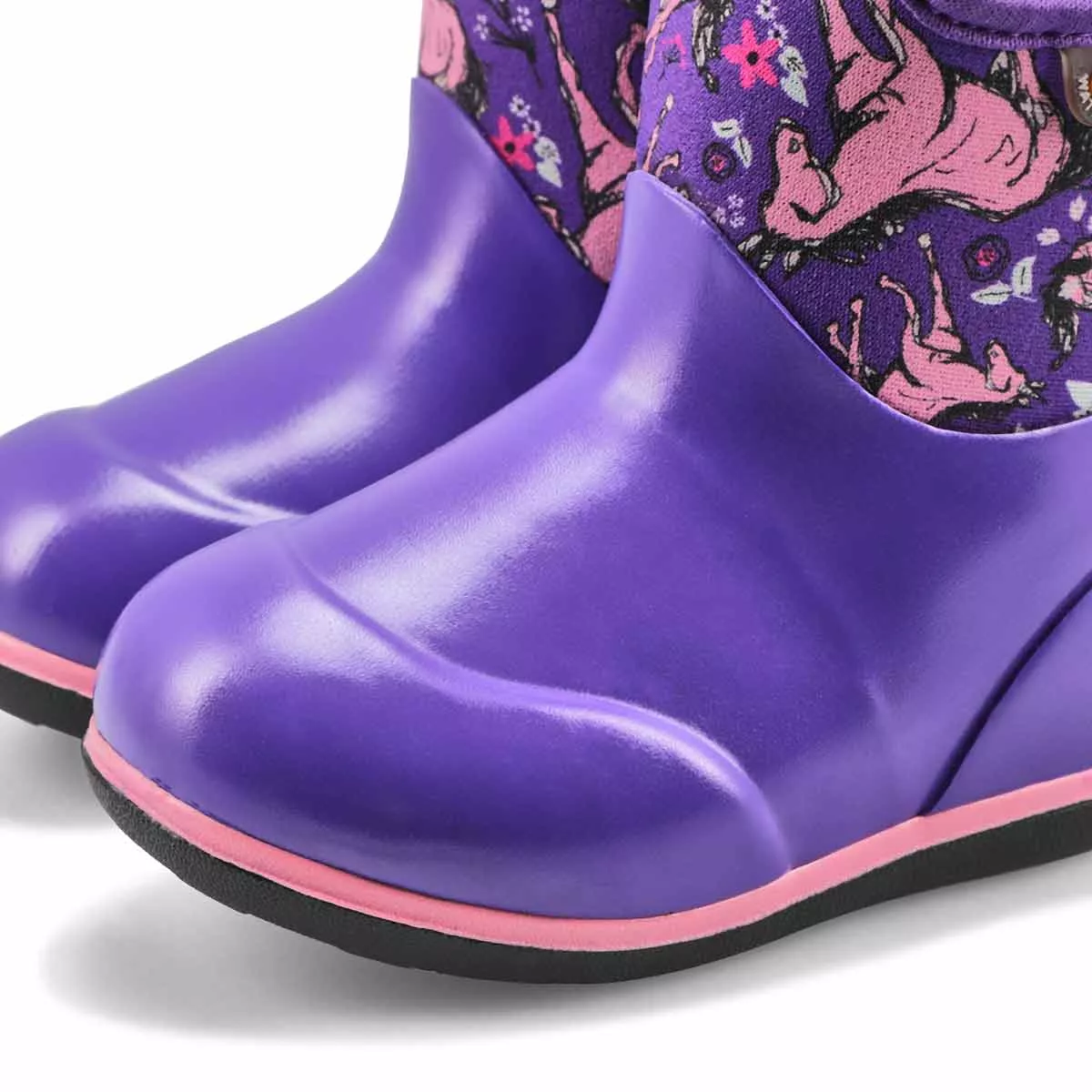 Affordable Bogs, Botte CLASSIC UNICORN AWESOME, violet, bébés 0125