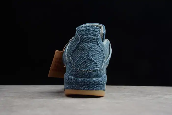 Affordable Levi's x Nike Air Jordan 4 Denim AO2571-401 0127