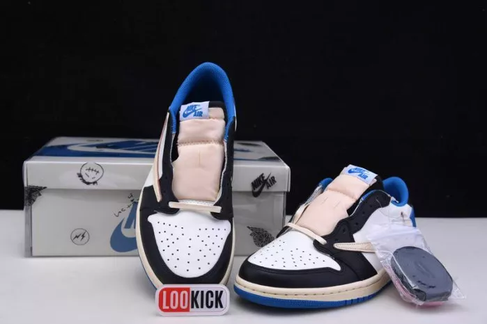 Cheap Fragment Design x Travis Scott x Air Jordan 1 Retro Low DM7866-140 0119