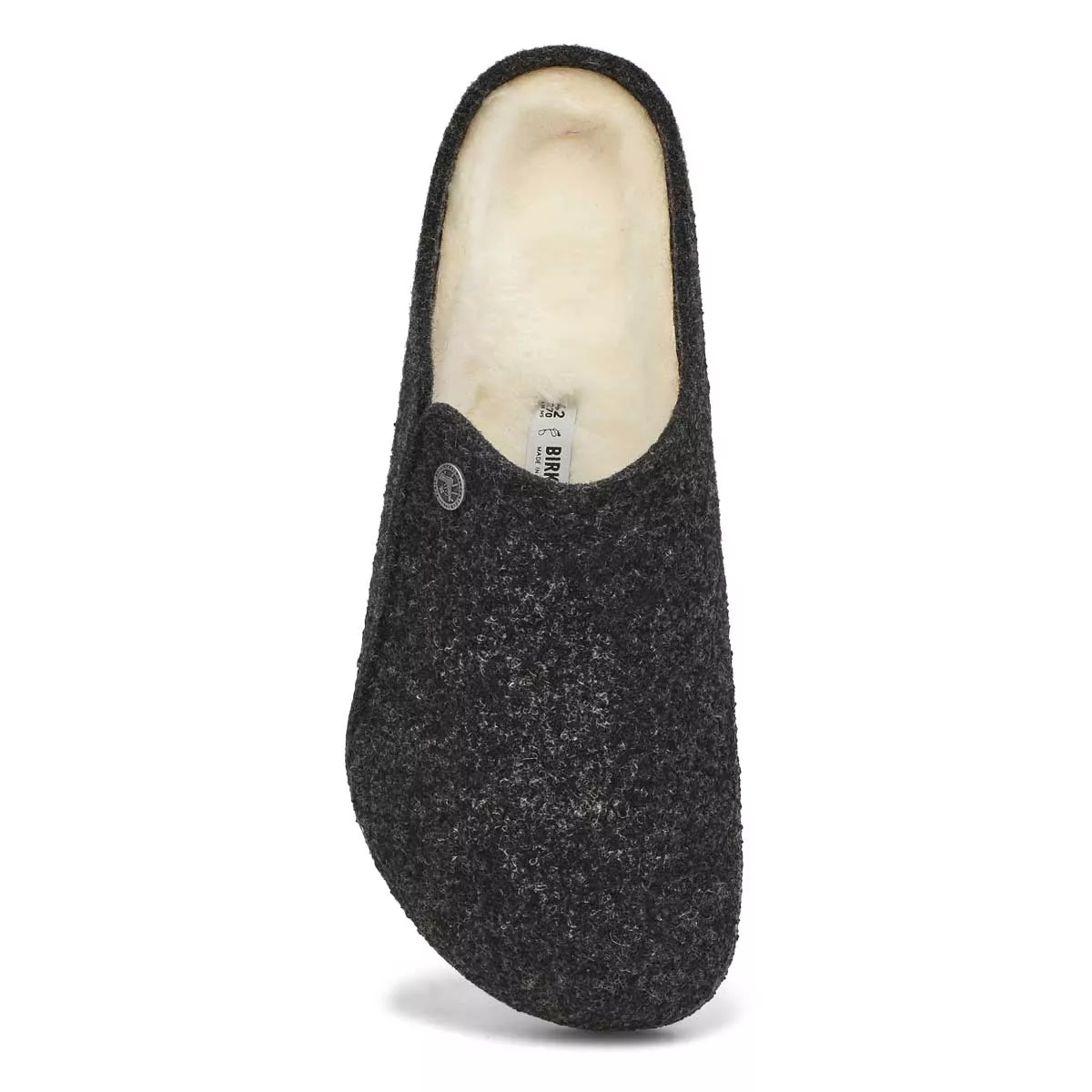 Affordable Birkenstock, Pantoufle ZERMATT SHEARLING, anthracite, hommes 0120