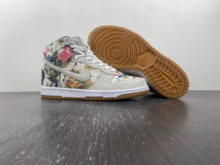 Affordable Nike SB Dunk High Supreme Rammellzee FD8779-100 0117