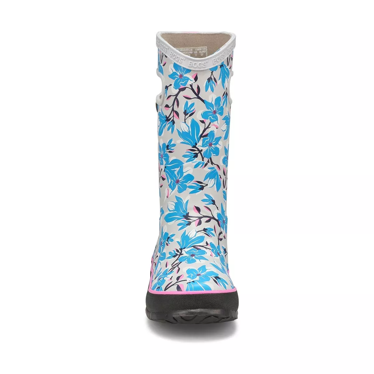 Cheap Bogs, Girls' Magnolia Wateproof Rain Boot - Oyster 0122