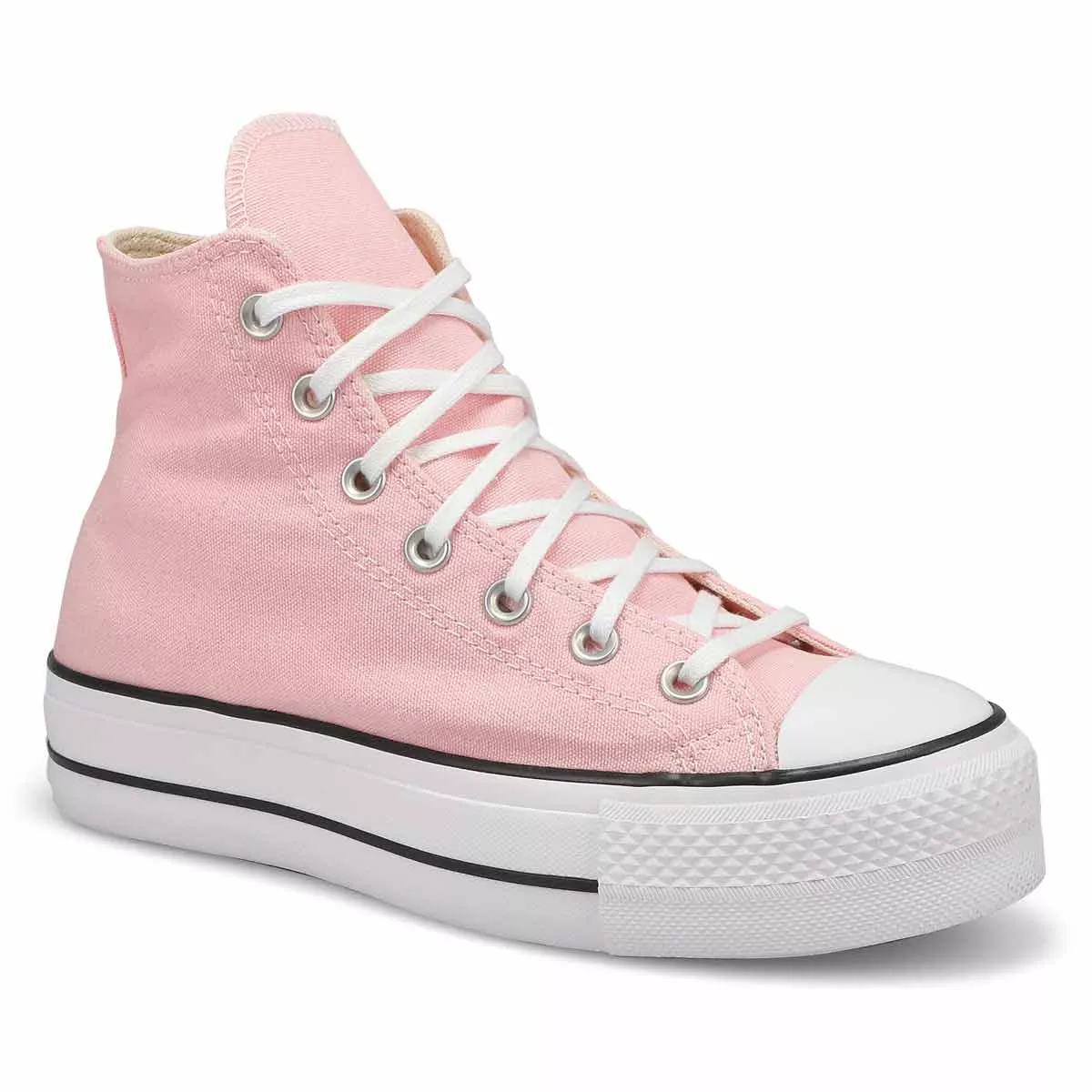 Cheap Converse, Women's Chuck Taylor All Star Lift Hi Top Platform Sneaker - Donut White 0123