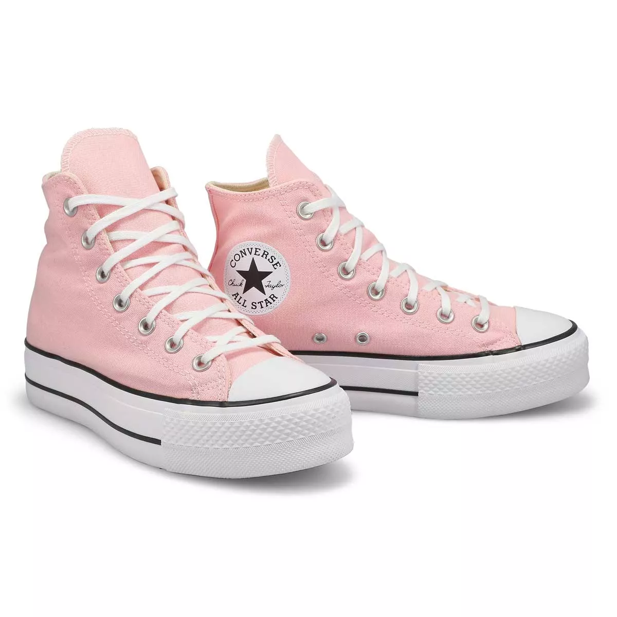 Cheap Converse, Women's Chuck Taylor All Star Lift Hi Top Platform Sneaker - Donut White 0123