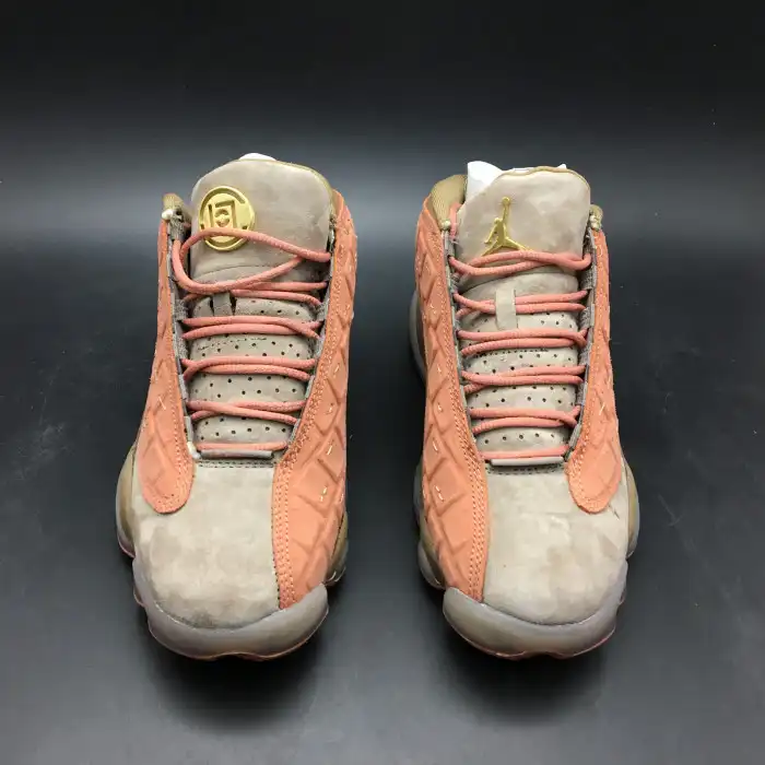 Affordable CLOT x Air Jordan 13 Low Sepia Stone Canteen-Terra Blush AT3102-200 0127