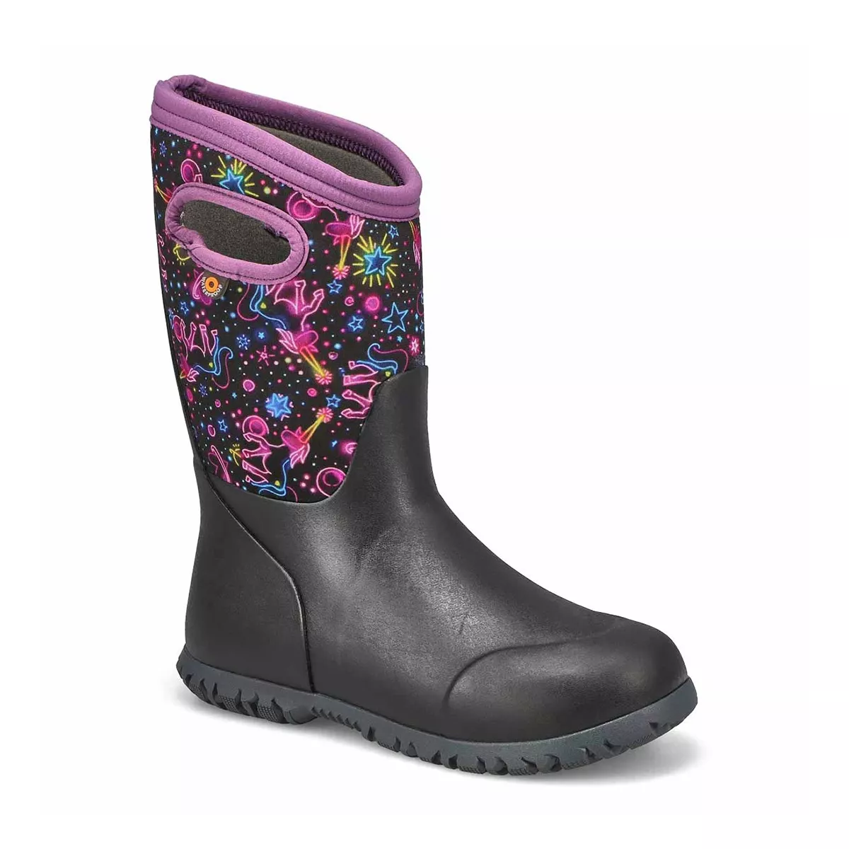 Cheap Bogs, Botte imperméable YORK NEON, noir multi, enfants 0125