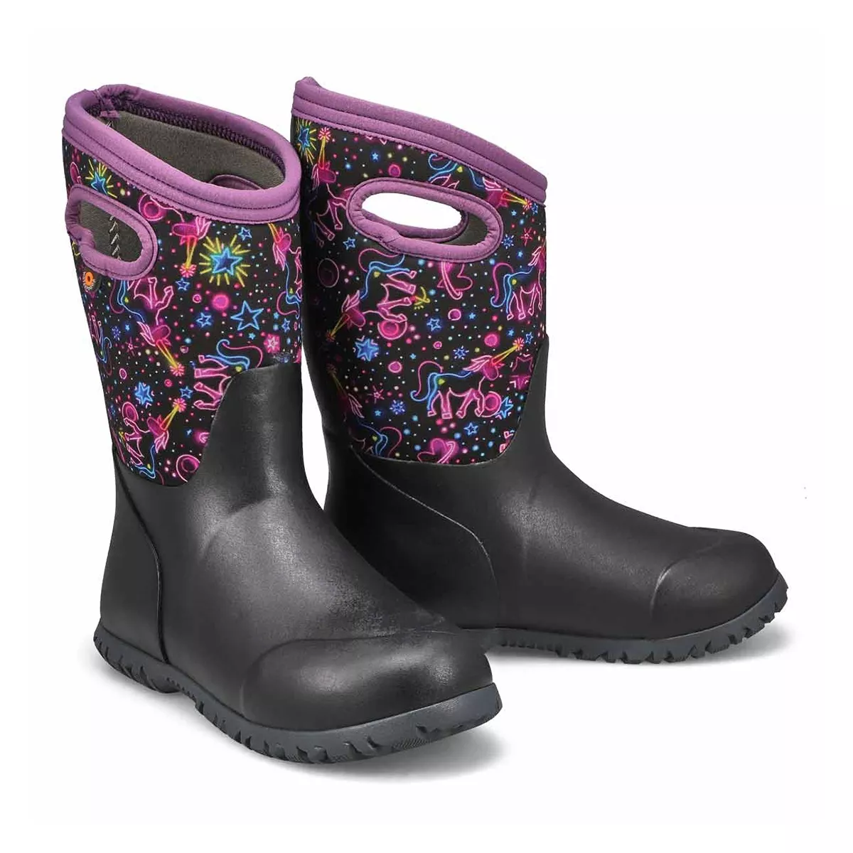 Cheap Bogs, Botte imperméable YORK NEON, noir multi, enfants 0125