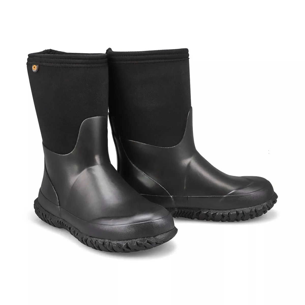 Affordable Bogs, Botte imperméable STOMPER SOLID, noir multi, enfants 0122