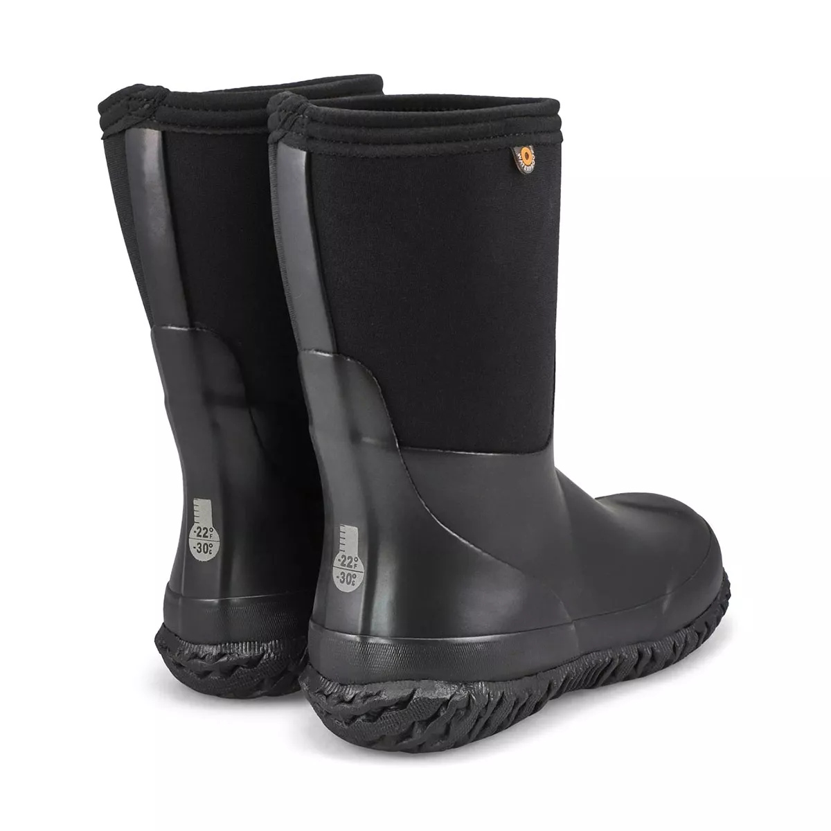 Affordable Bogs, Botte imperméable STOMPER SOLID, noir multi, enfants 0122