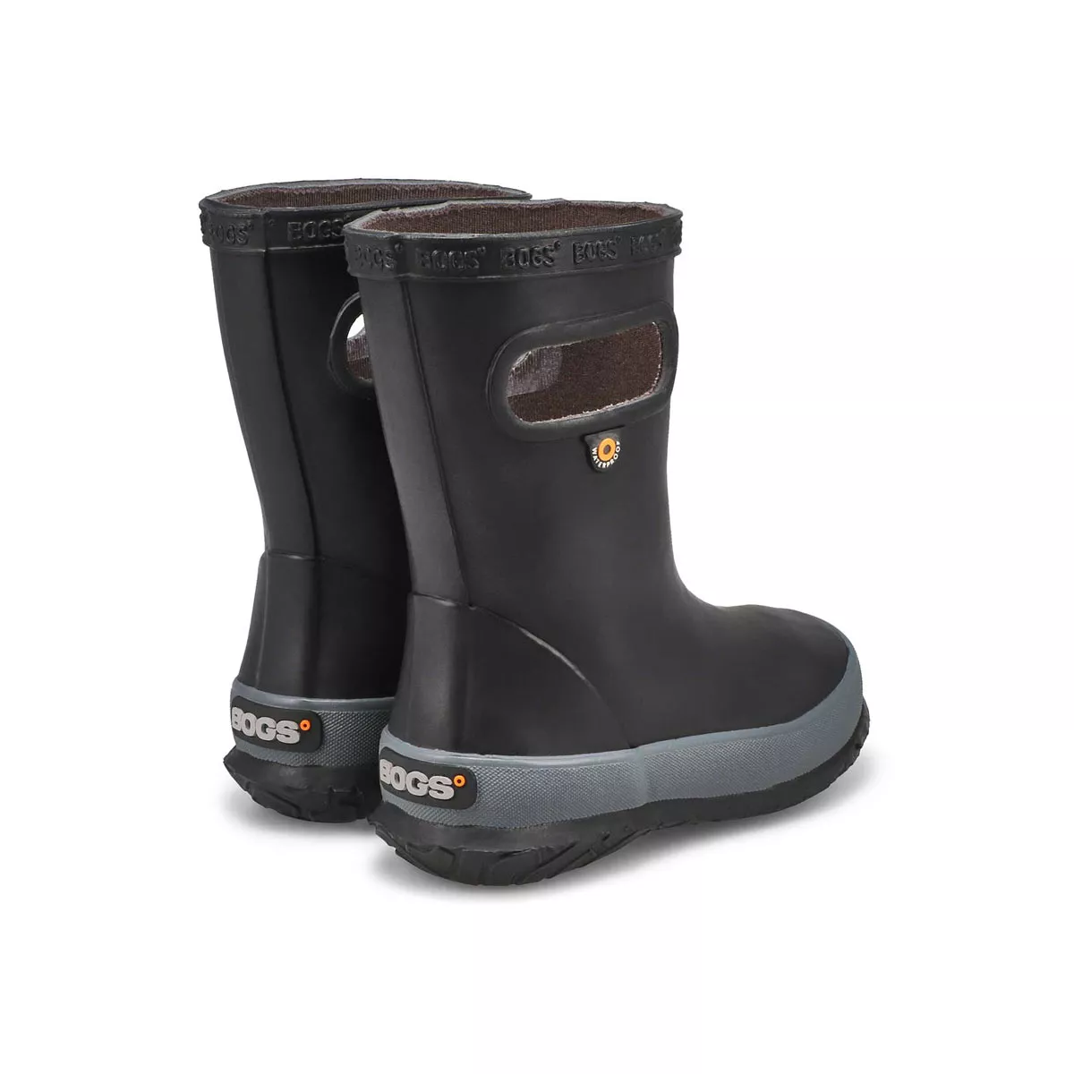 Affordable Bogs, Infant's Skipper Solid Rain Boot - Black 0122