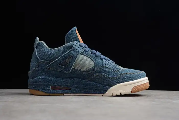 Affordable Levi's x Nike Air Jordan 4 Denim AO2571-401 0127