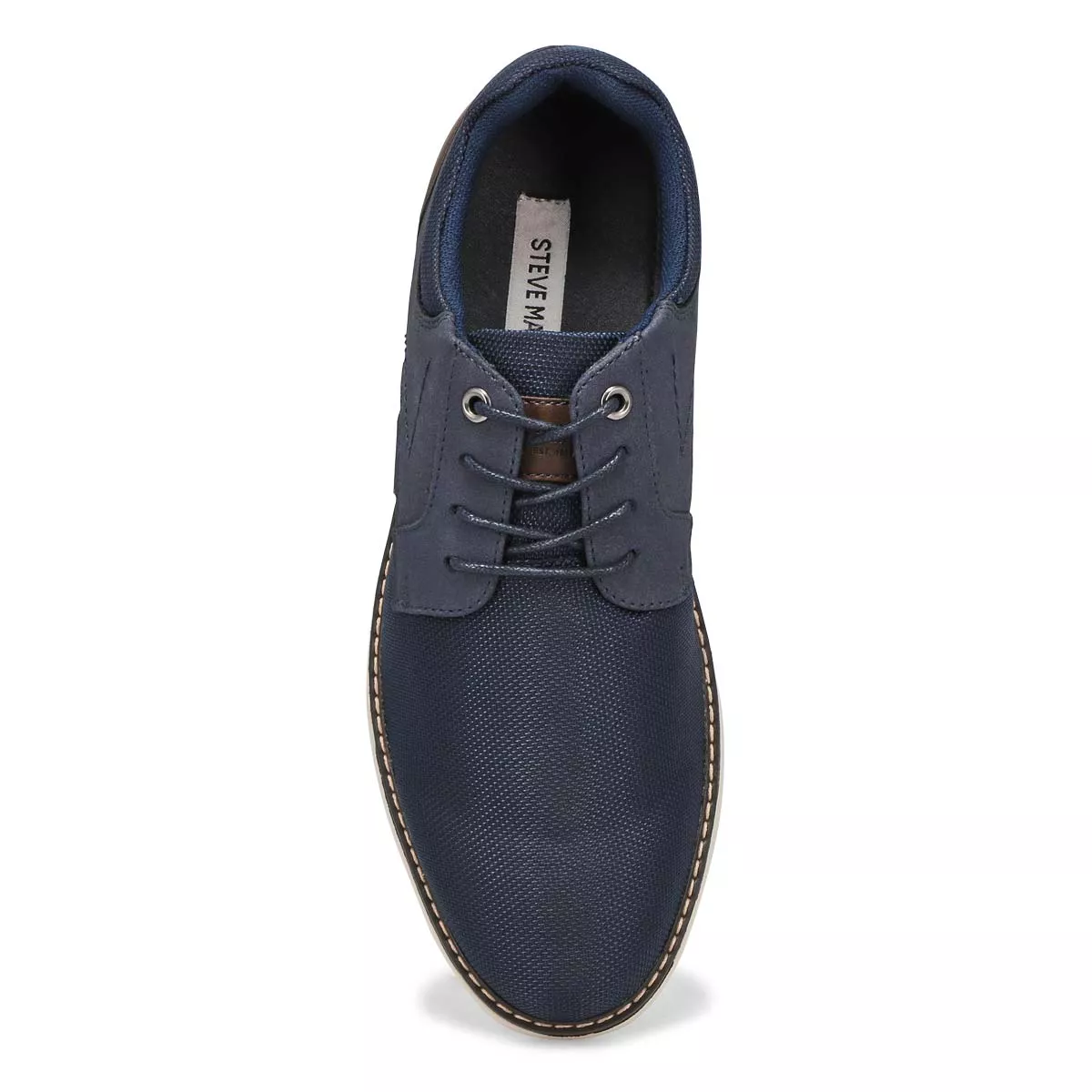 Affordable SteveMadden, Men's Royce Lace Up Casual Oxford - Navy 0116