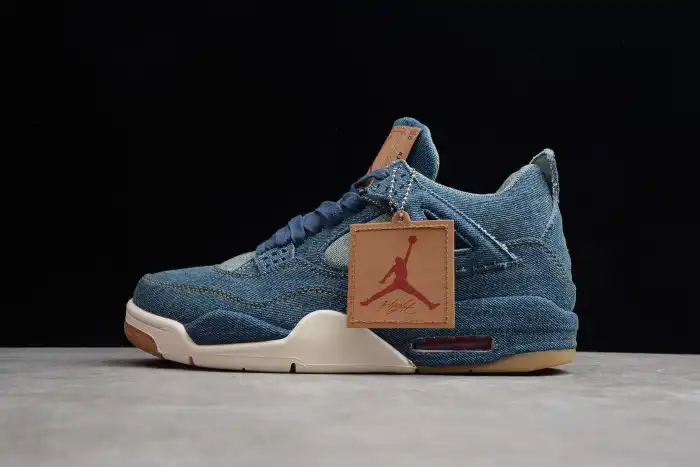 Affordable Levi's x Nike Air Jordan 4 Denim AO2571-401 0127