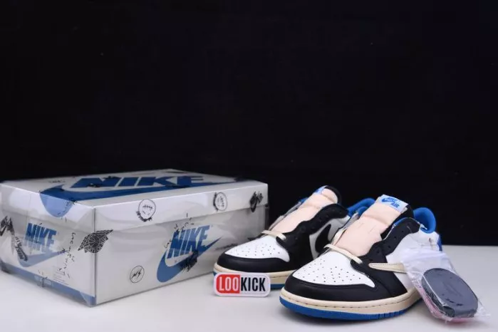 Cheap Fragment Design x Travis Scott x Air Jordan 1 Retro Low DM7866-140 0119