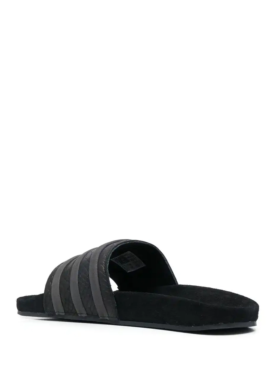 Cheap  stripe-detail embossed-logo slides adidas 0225