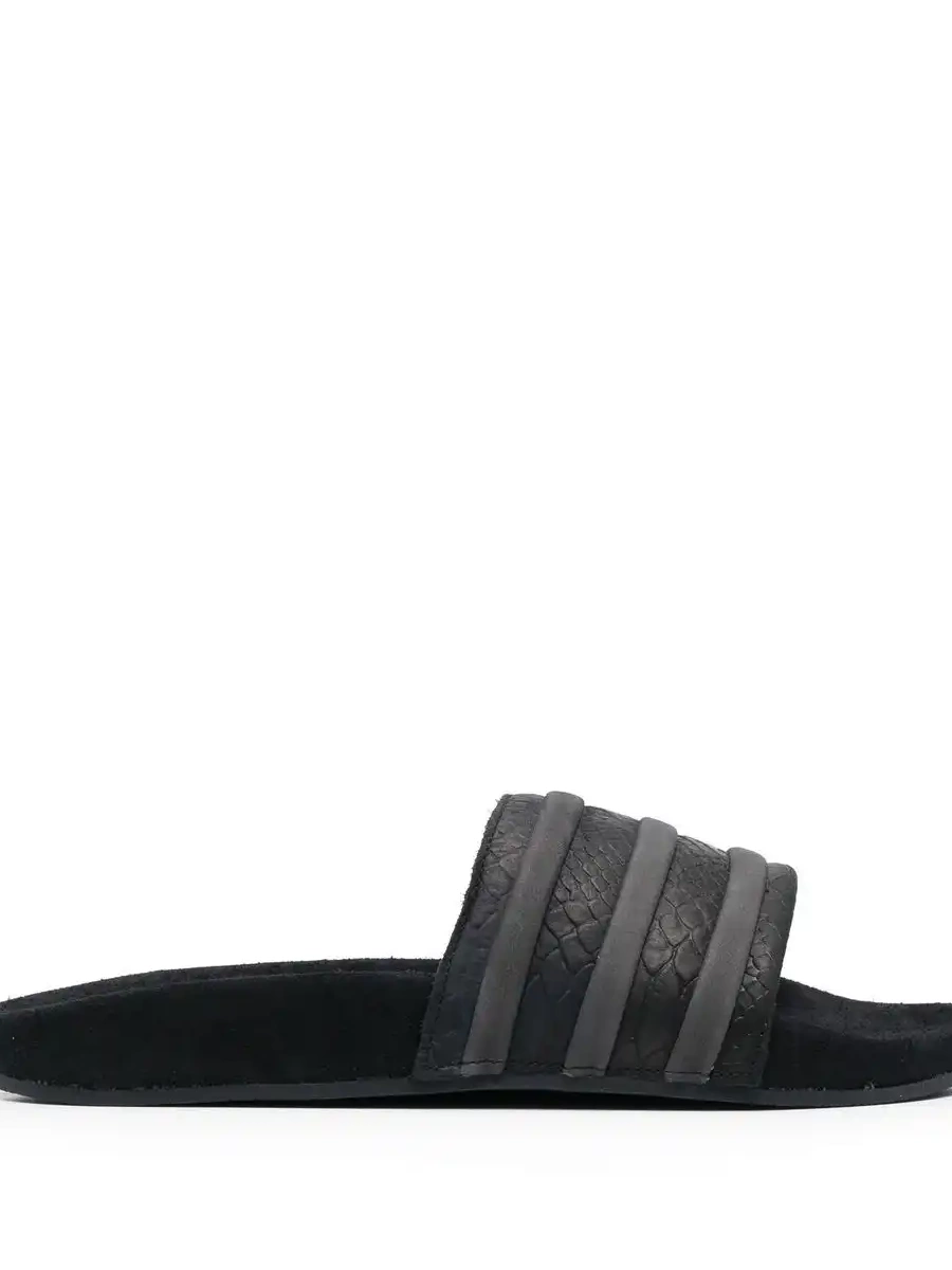 Cheap  stripe-detail embossed-logo slides adidas 0225